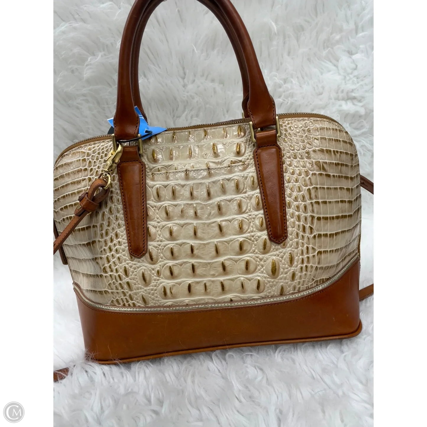 Handbag Designer By Brahmin, Size: Medium