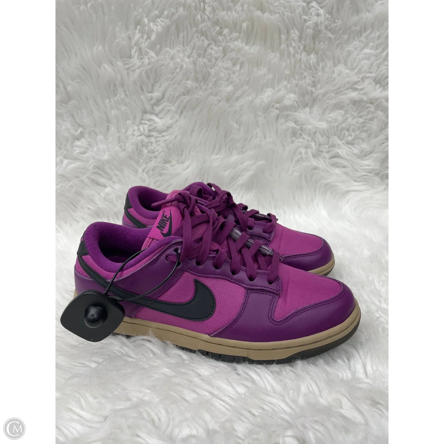 Shoes Luxury Designer By Jordan In Purple, Size: 9
