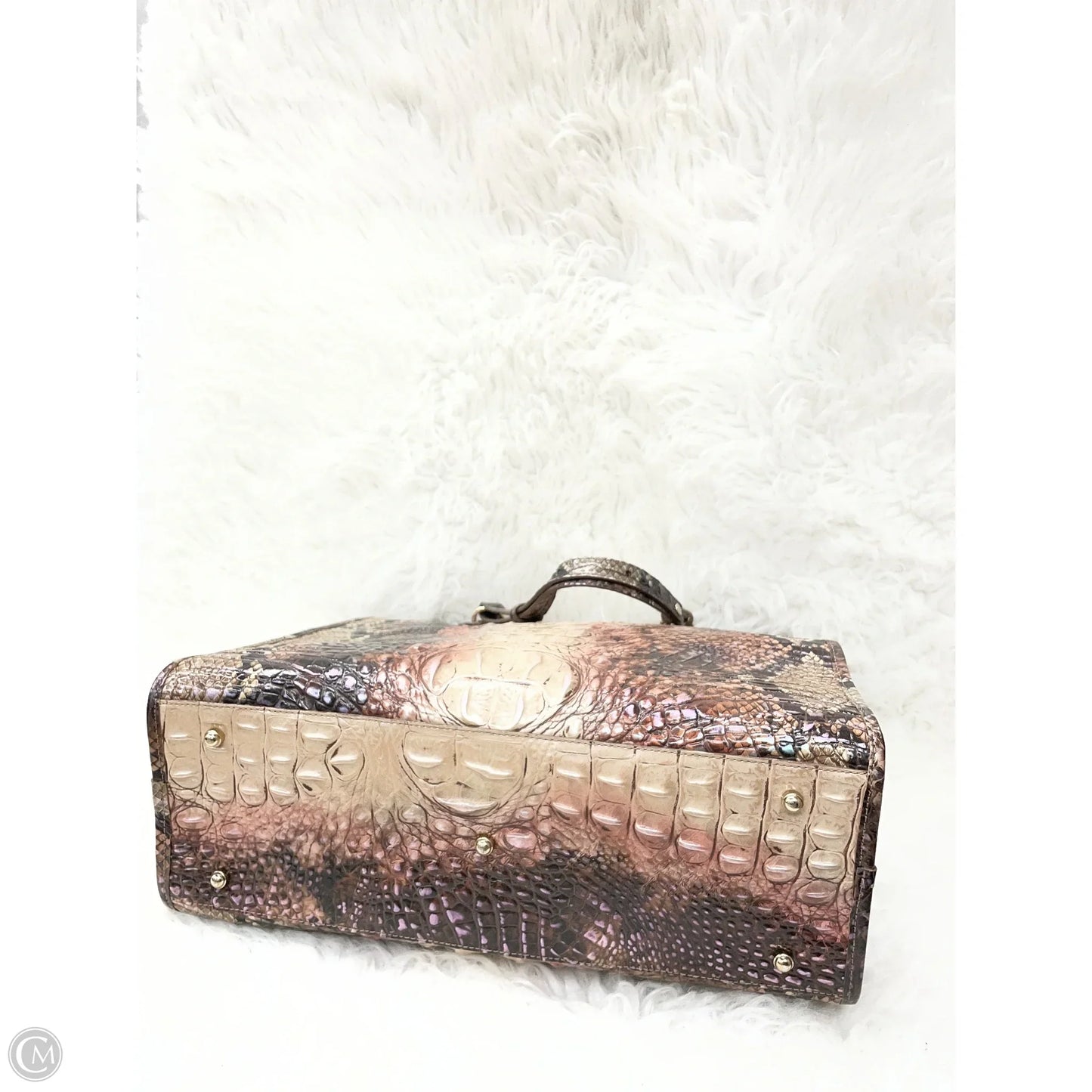 Handbag Designer By Brahmin, Size: Large