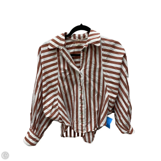 Top 3/4 Sleeve By Pilcro In Striped Pattern, Size: Xs