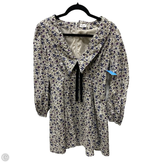 Dress Casual Short By Aureum In Floral Print, Size: S