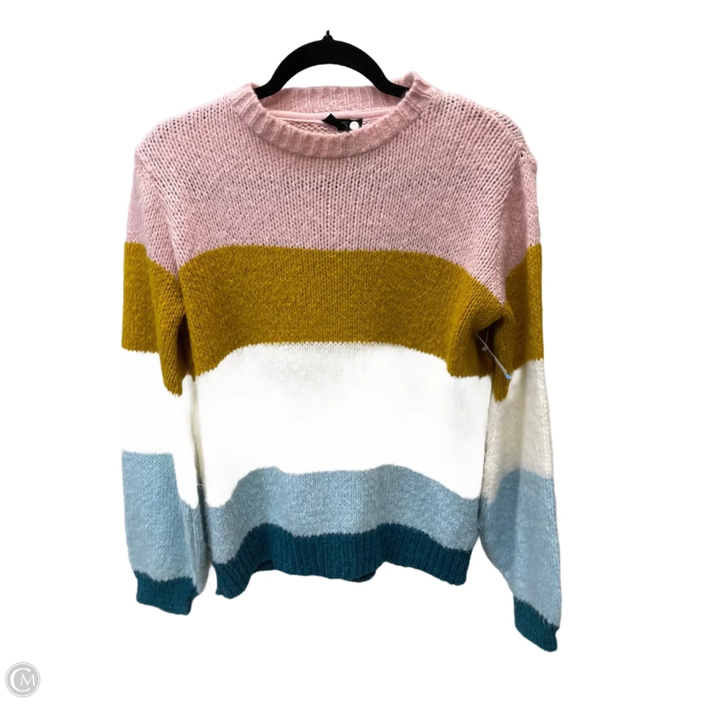 Sweater By Top Shop In Striped Pattern, Size: S