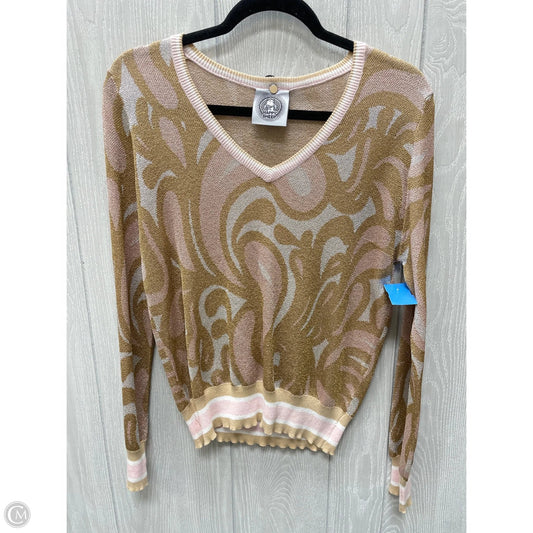 Top Long Sleeve By Happy Sheep -  In Peach, Size: M