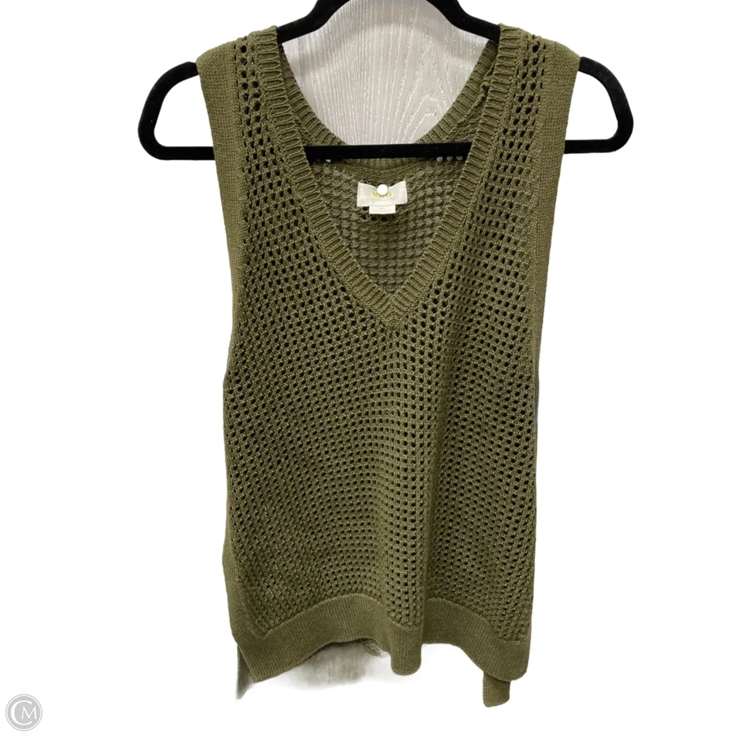 Sweater Short Sleeve By Maeve In Green, Size: S