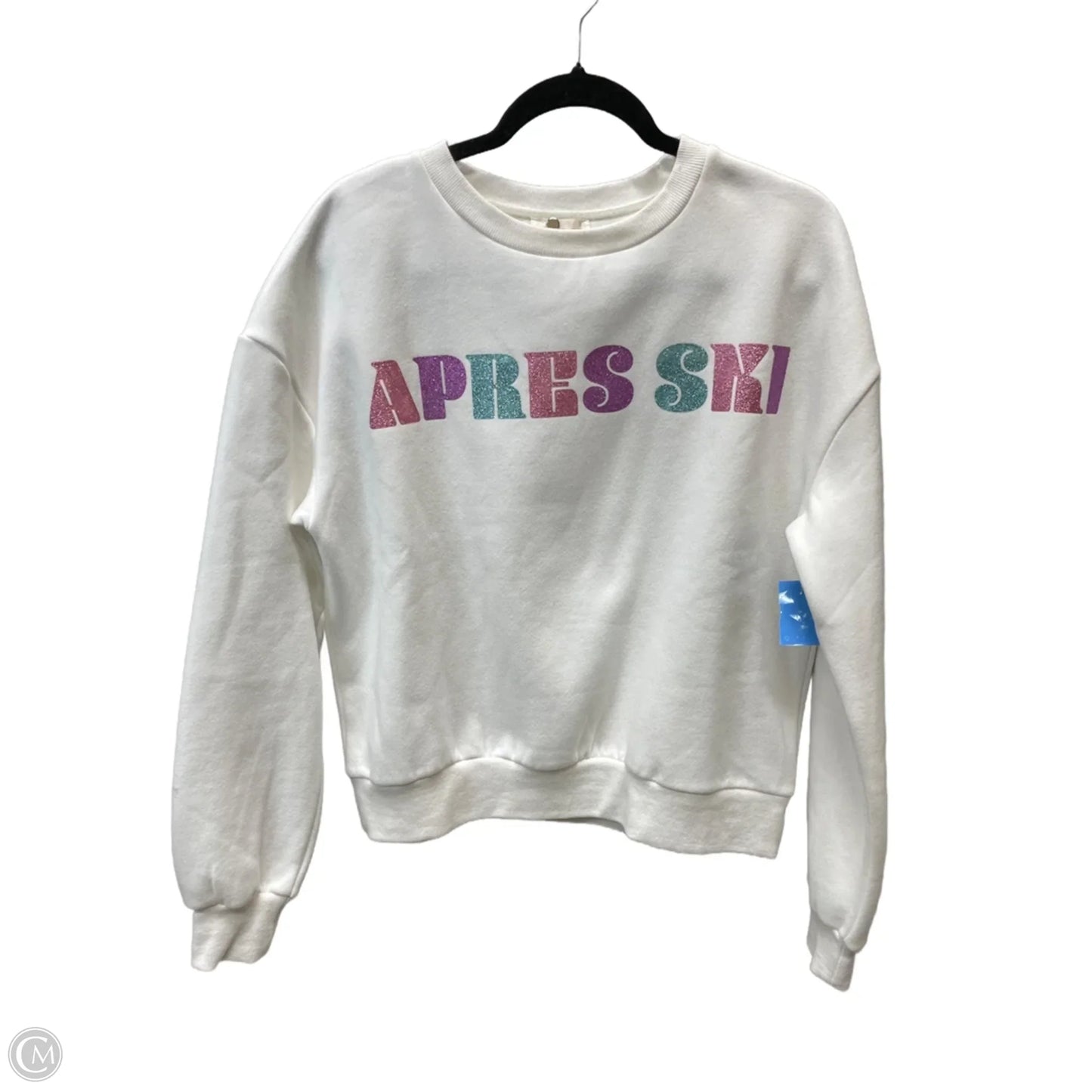 Sweatshirt Crewneck By Beach Riot In White, Size: S