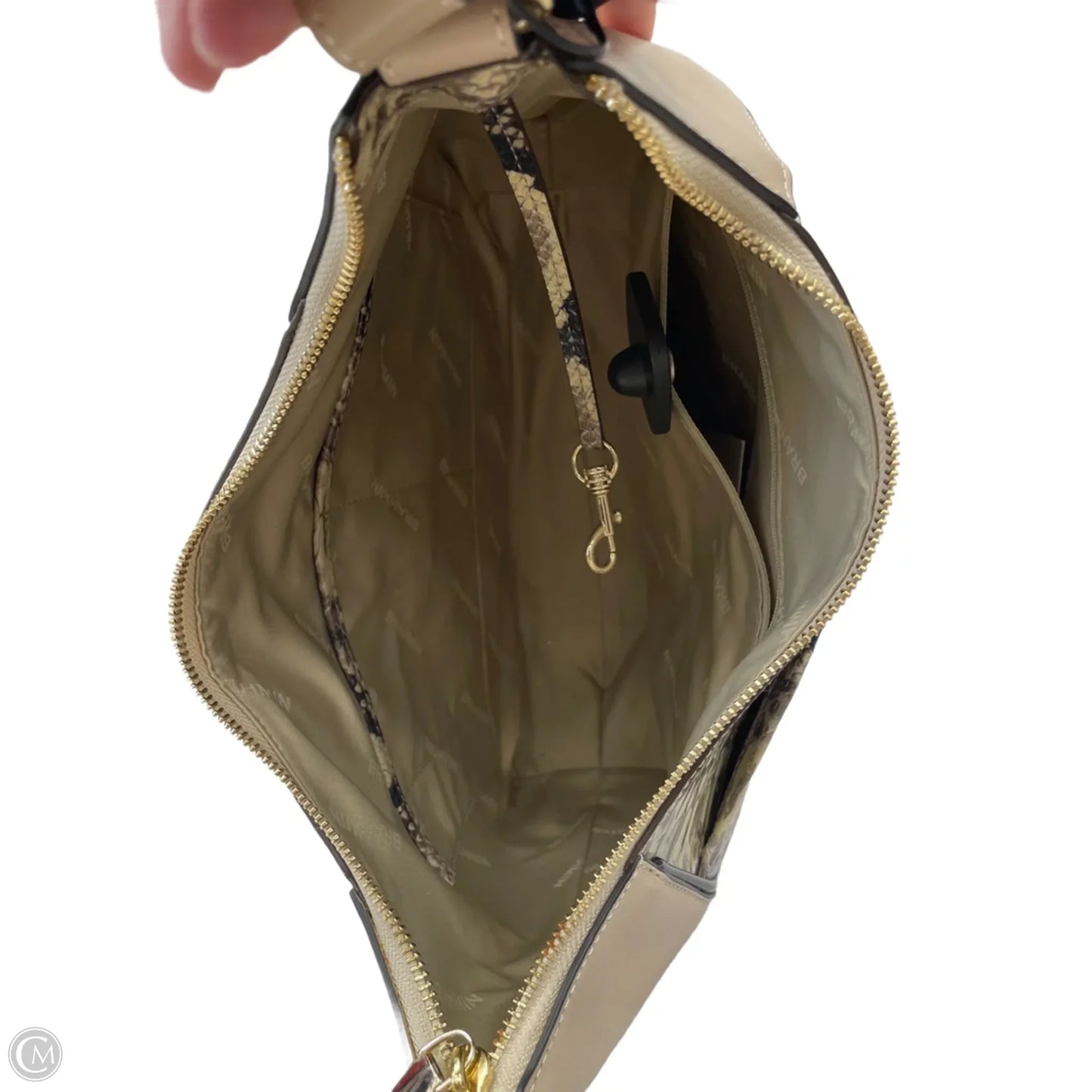 Handbag Designer By Brahmin, Size: Large