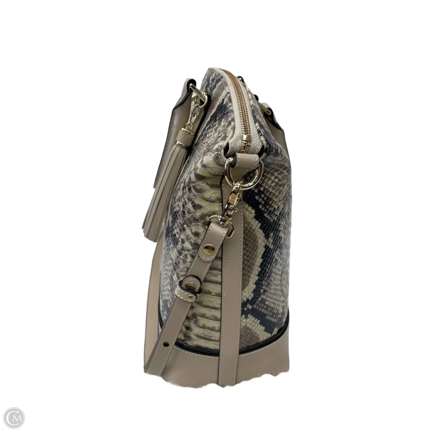 Handbag Designer By Brahmin, Size: Large