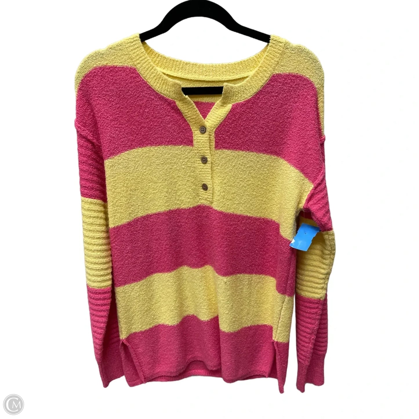 Top Long Sleeve By Clothes Mentor In Striped Pattern, Size: S