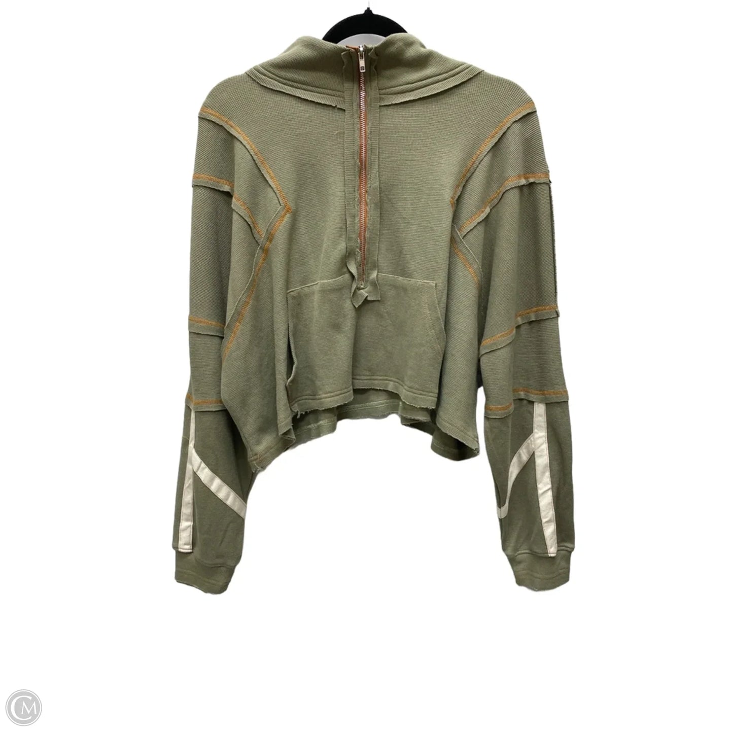 Top Long Sleeve By Pol In Green, Size: S