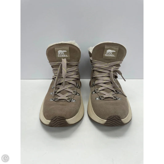 Boots Hiking By Sorel In Tan, Size: 10