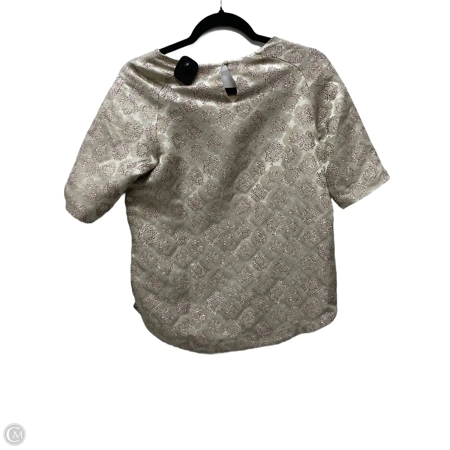 Top Short Sleeve By J. Crew In Gold, Size: Xs