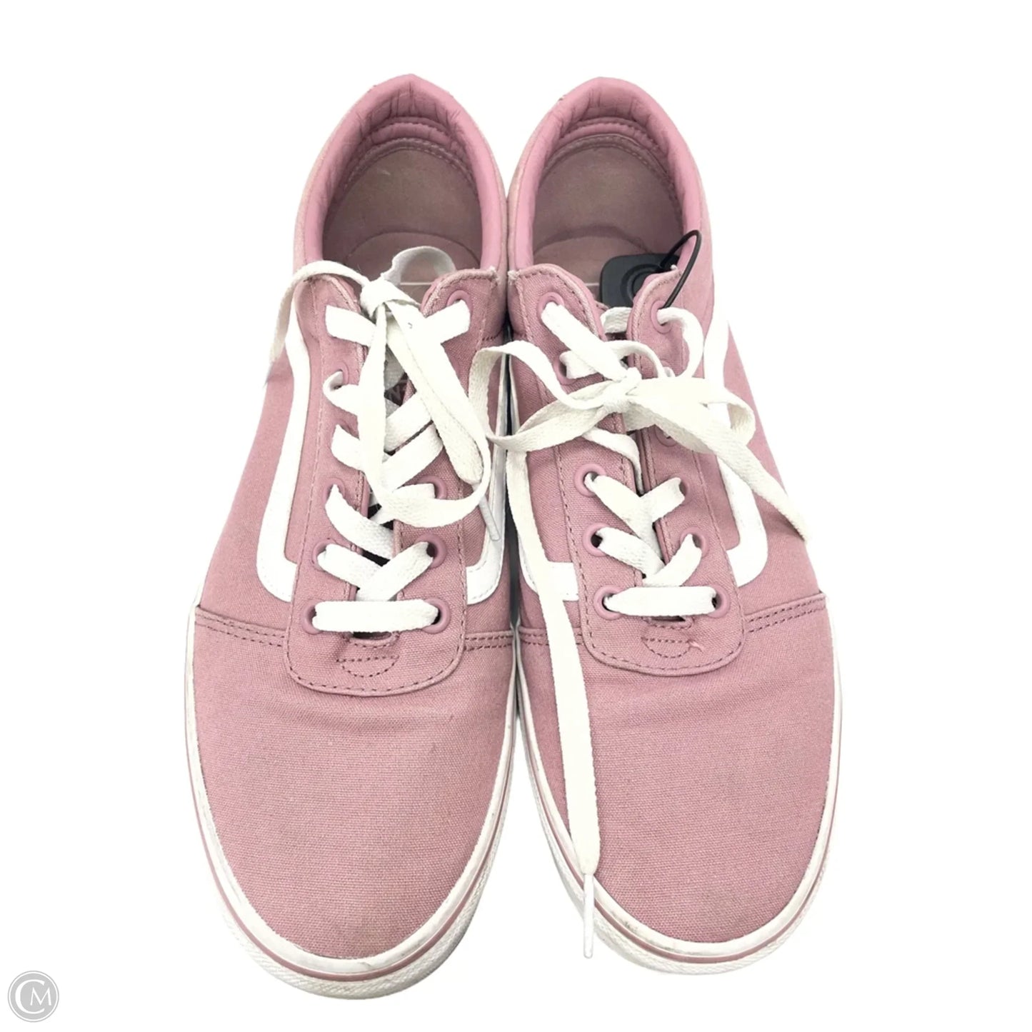 Shoes Sneakers By Vans In Pink & White, Size: 11