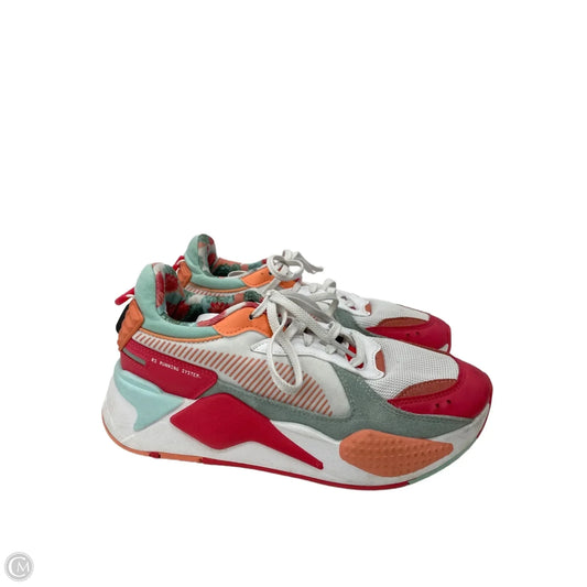 Shoes Sneakers By Puma In Pink & White, Size: 7.5