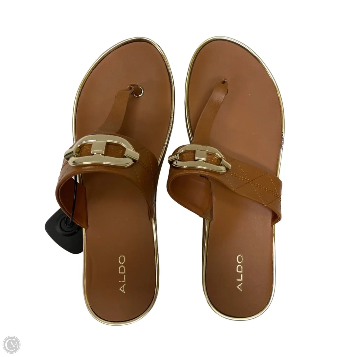 Sandals Flats By Aldo In Tan, Size: 10