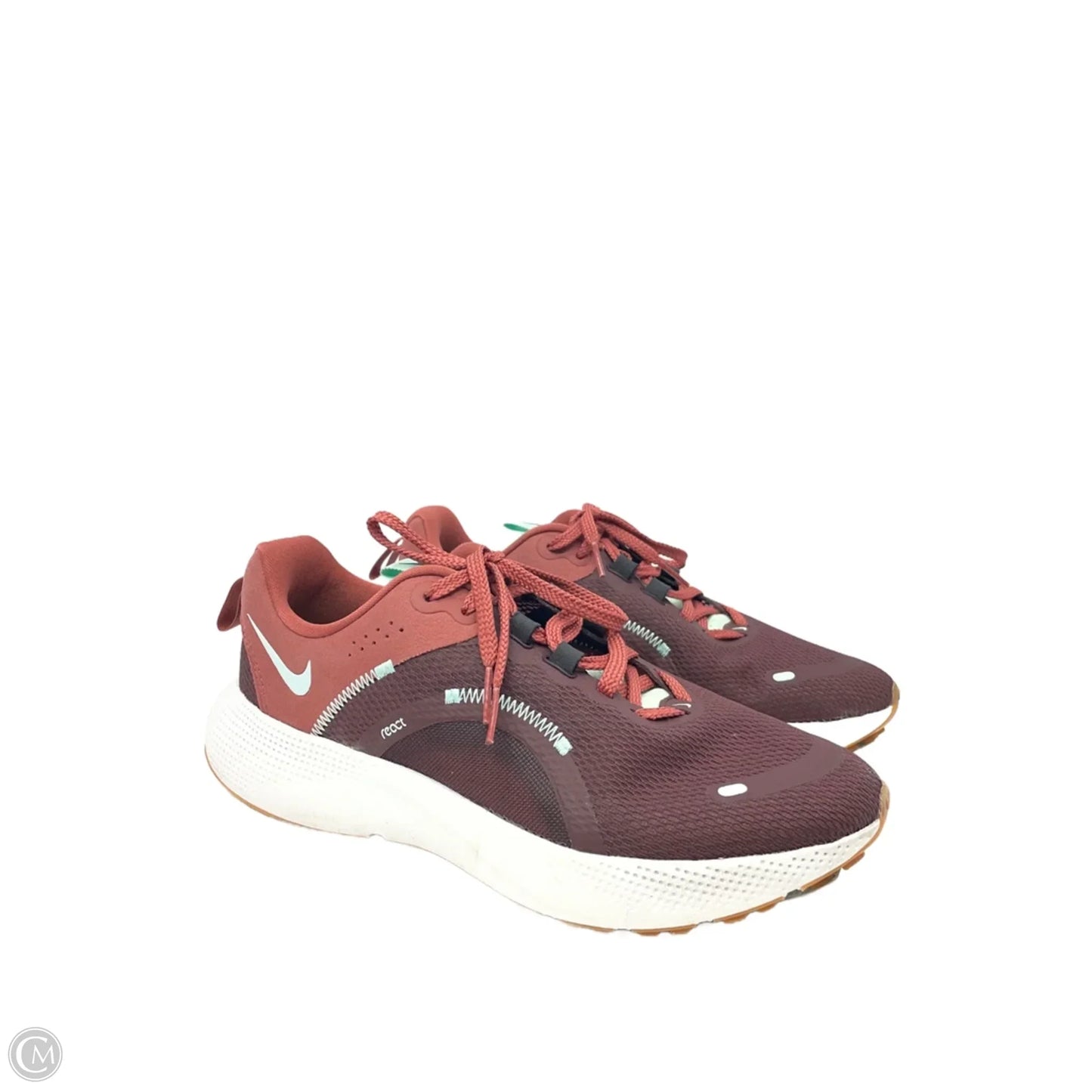Shoes Athletic By Nike In Maroon, Size: 8