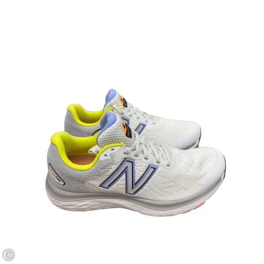 Shoes Athletic By New Balance In Purple & Yellow, Size: 8