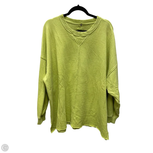 Top Long Sleeve By Aerie In Green, Size: L