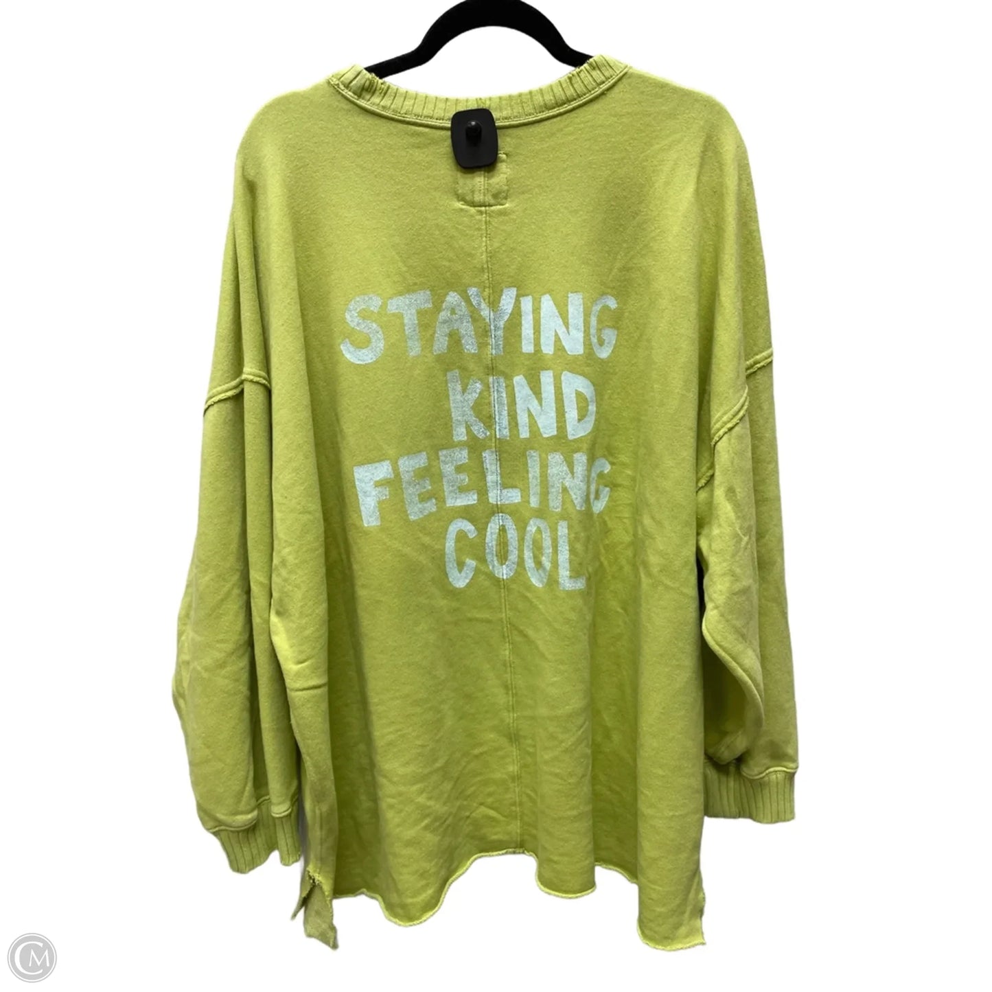 Top Long Sleeve By Aerie In Green, Size: L