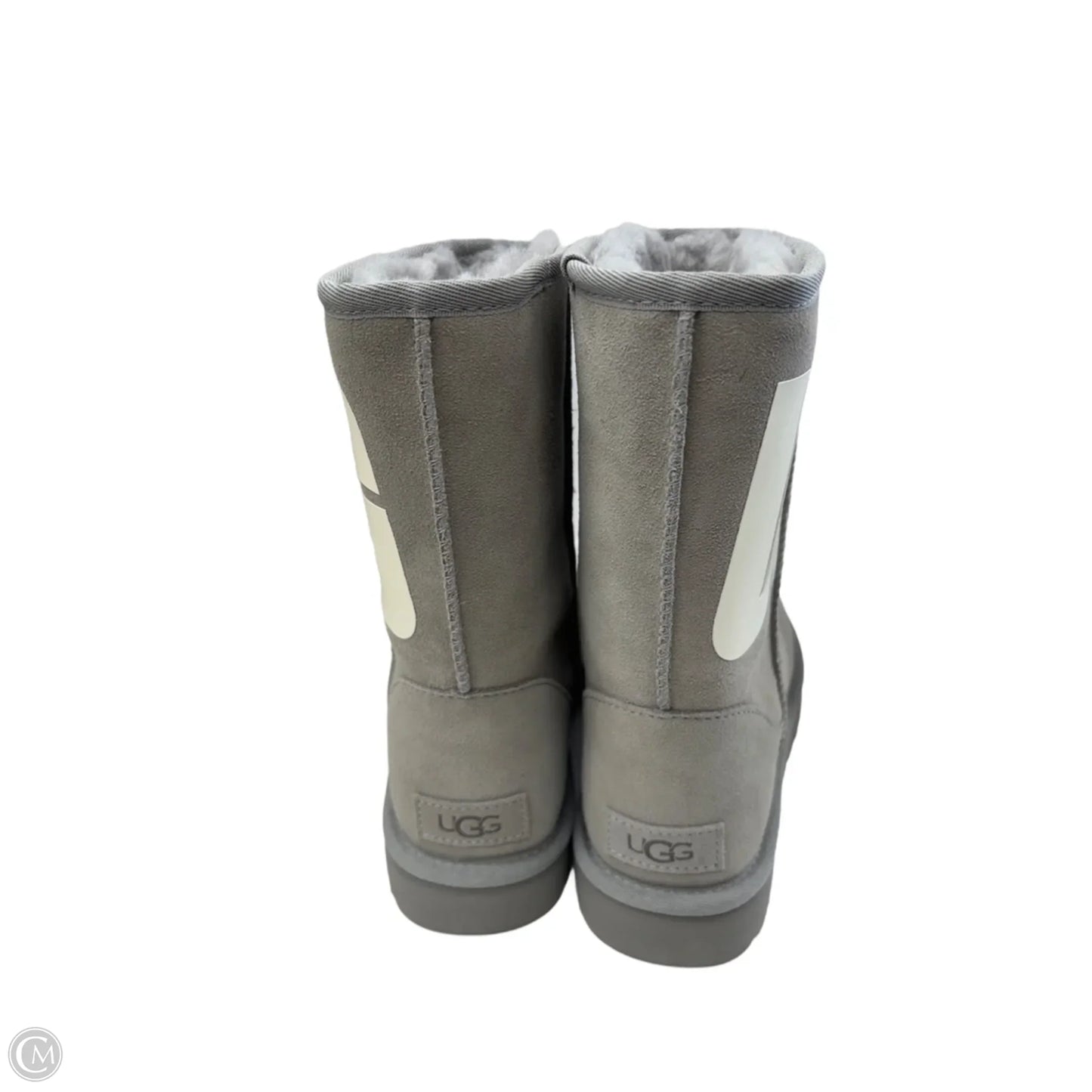 Boots Designer By Ugg In Grey, Size: 8