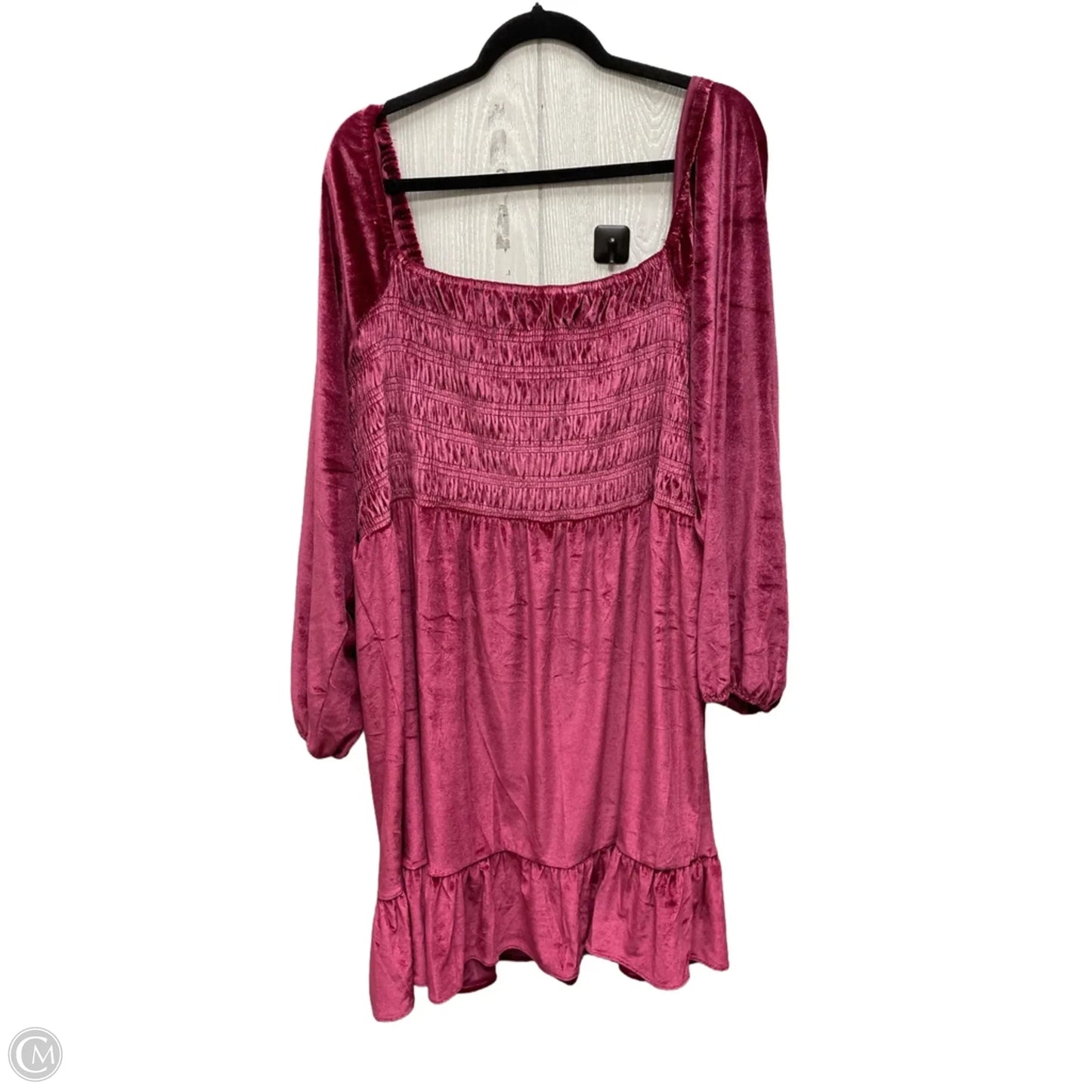 Dress Casual Short By Lc Lauren Conrad In Red, Size: 2x