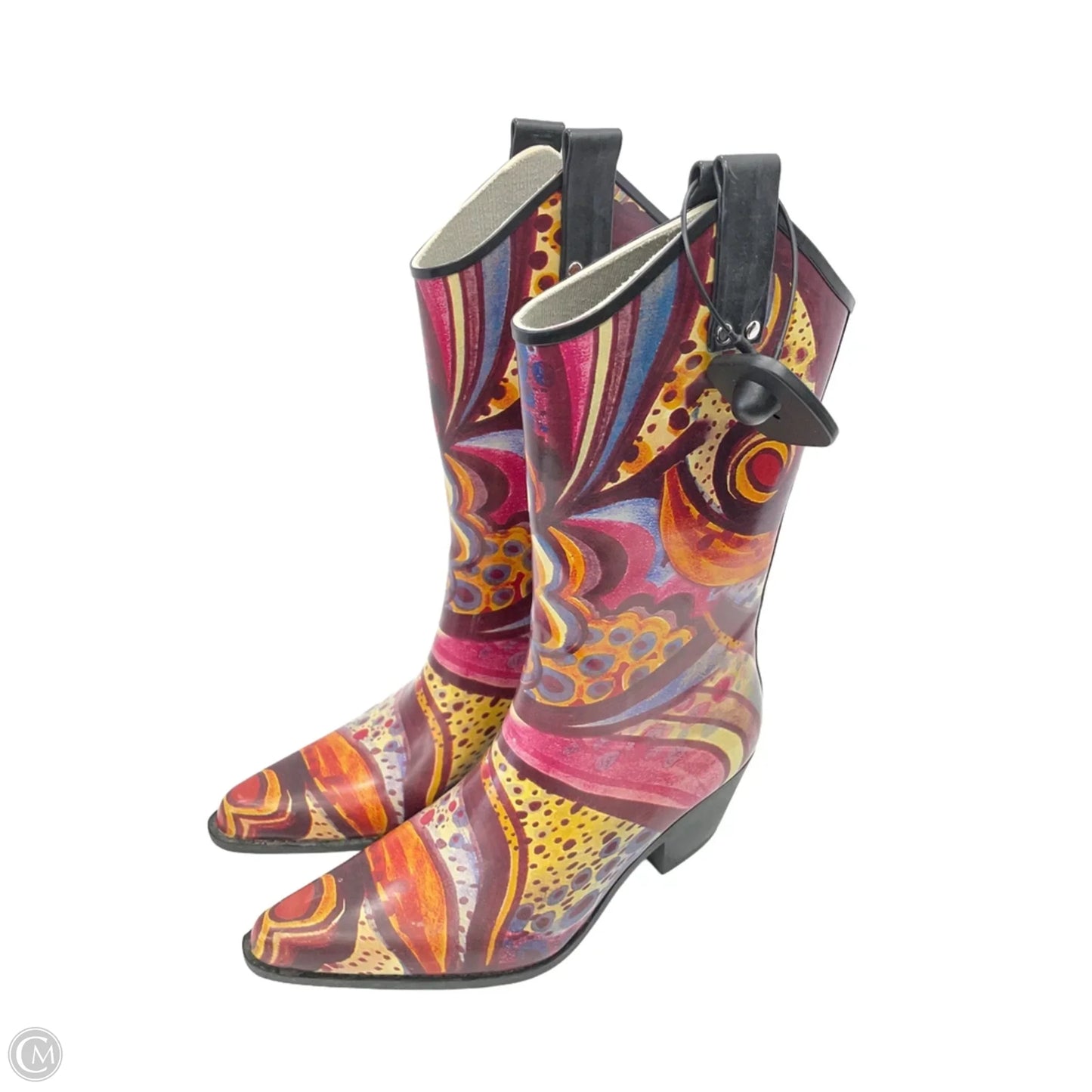 Boots Rain By Clothes Mentor In Maroon, Size: 6