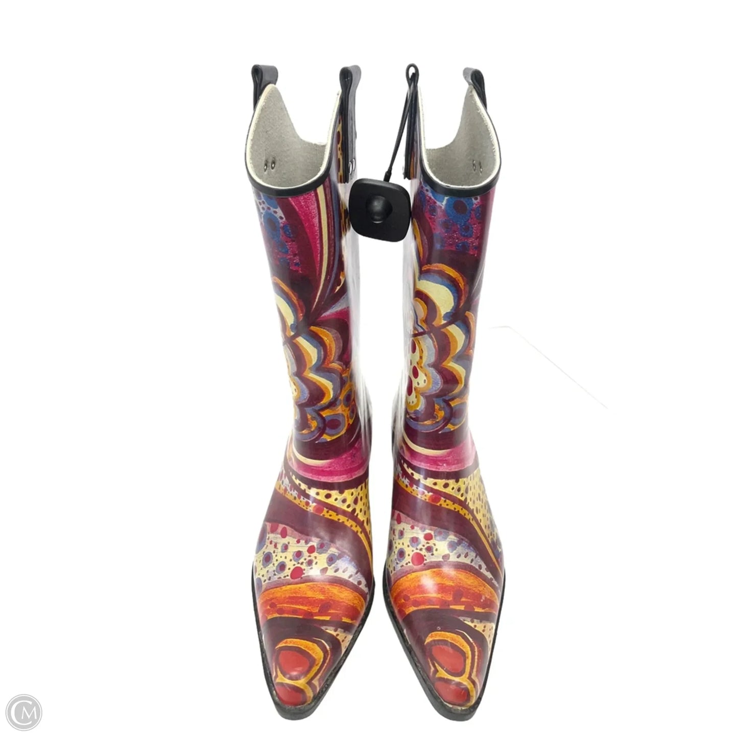 Boots Rain By Clothes Mentor In Maroon, Size: 6