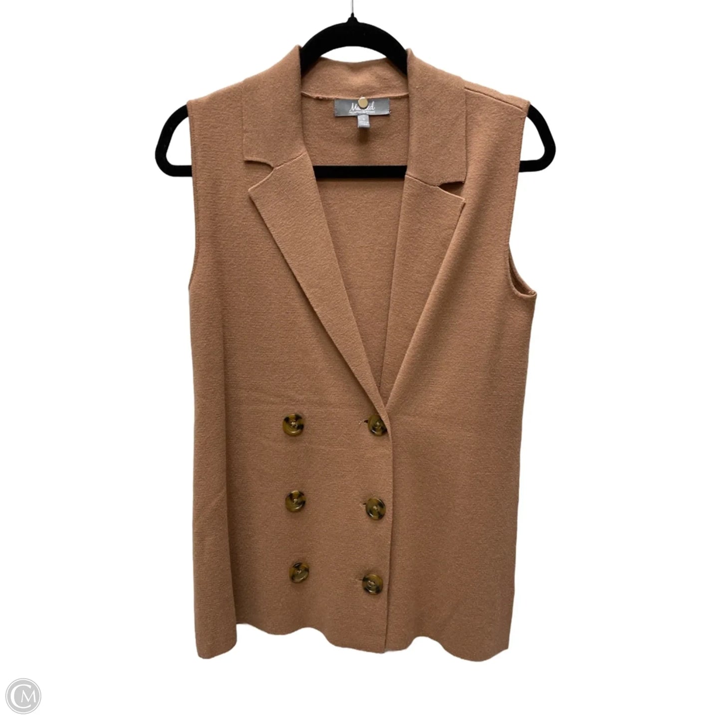 Vest Other By Marled In Tan, Size: S