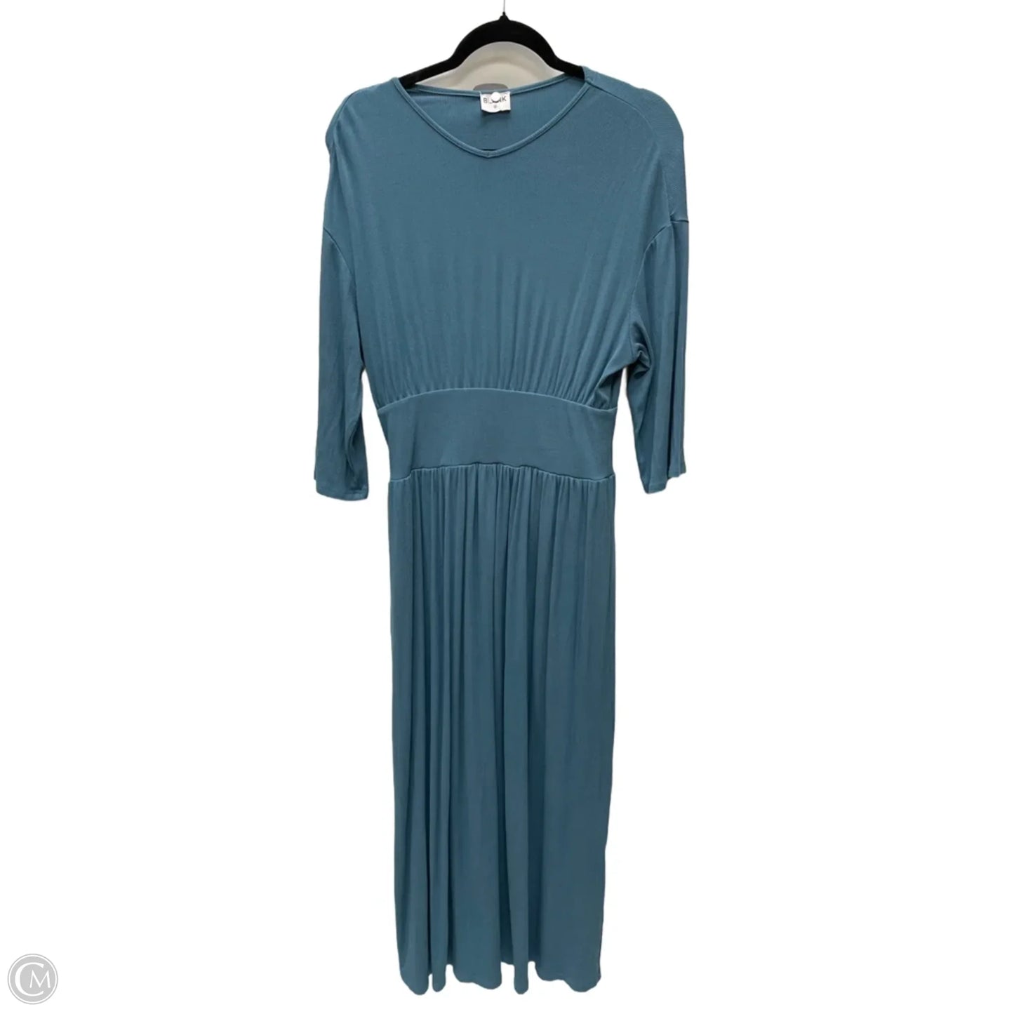 Dress Casual Midi By Bl-nk In Blue, Size: M