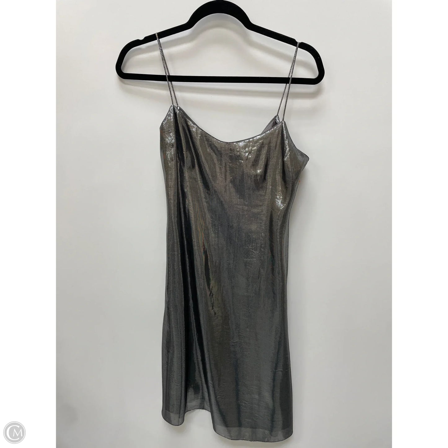 Dress Party Short By Rickie Freeman Teri Jon In Silver, Size: M