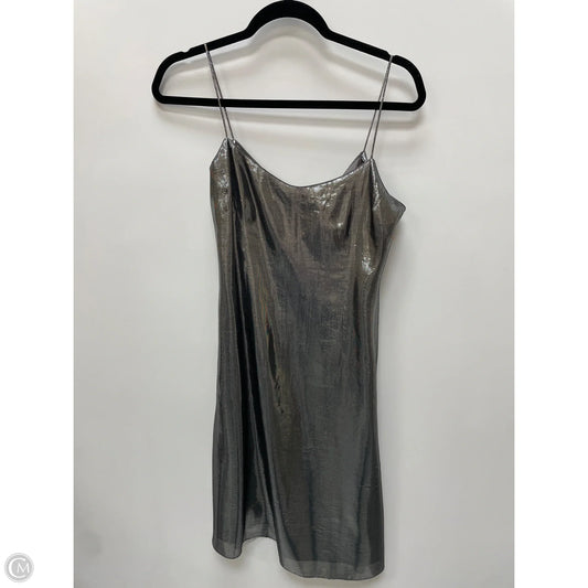 Dress Party Short By Rickie Freeman Teri Jon In Silver, Size: M