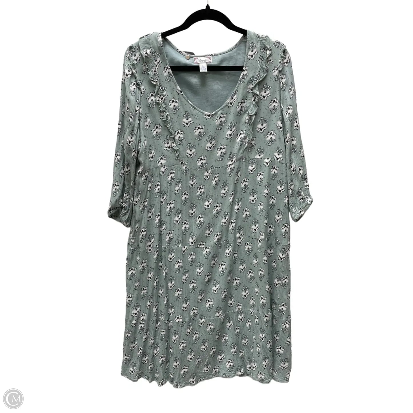 Dress Casual Short By Studio West In Floral Print, Size: L