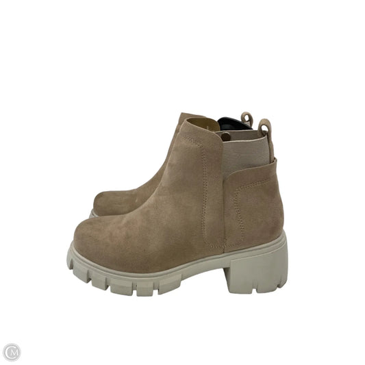 Boots Ankle Heels By Shein In Tan & White, Size: 8