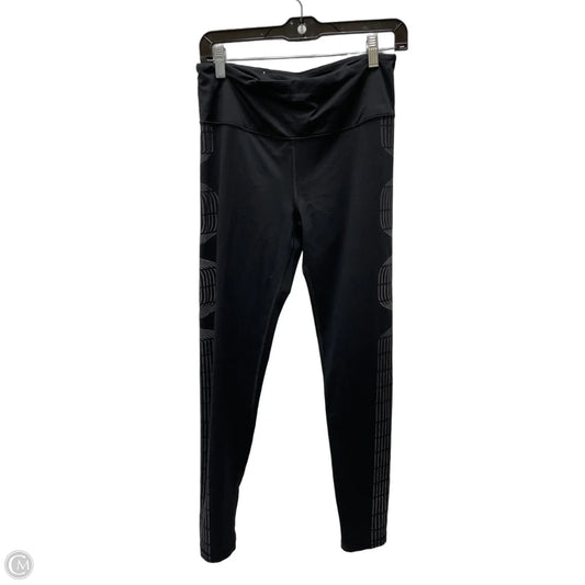 Athletic Leggings By Victorias Secret In Black & Grey, Size: M