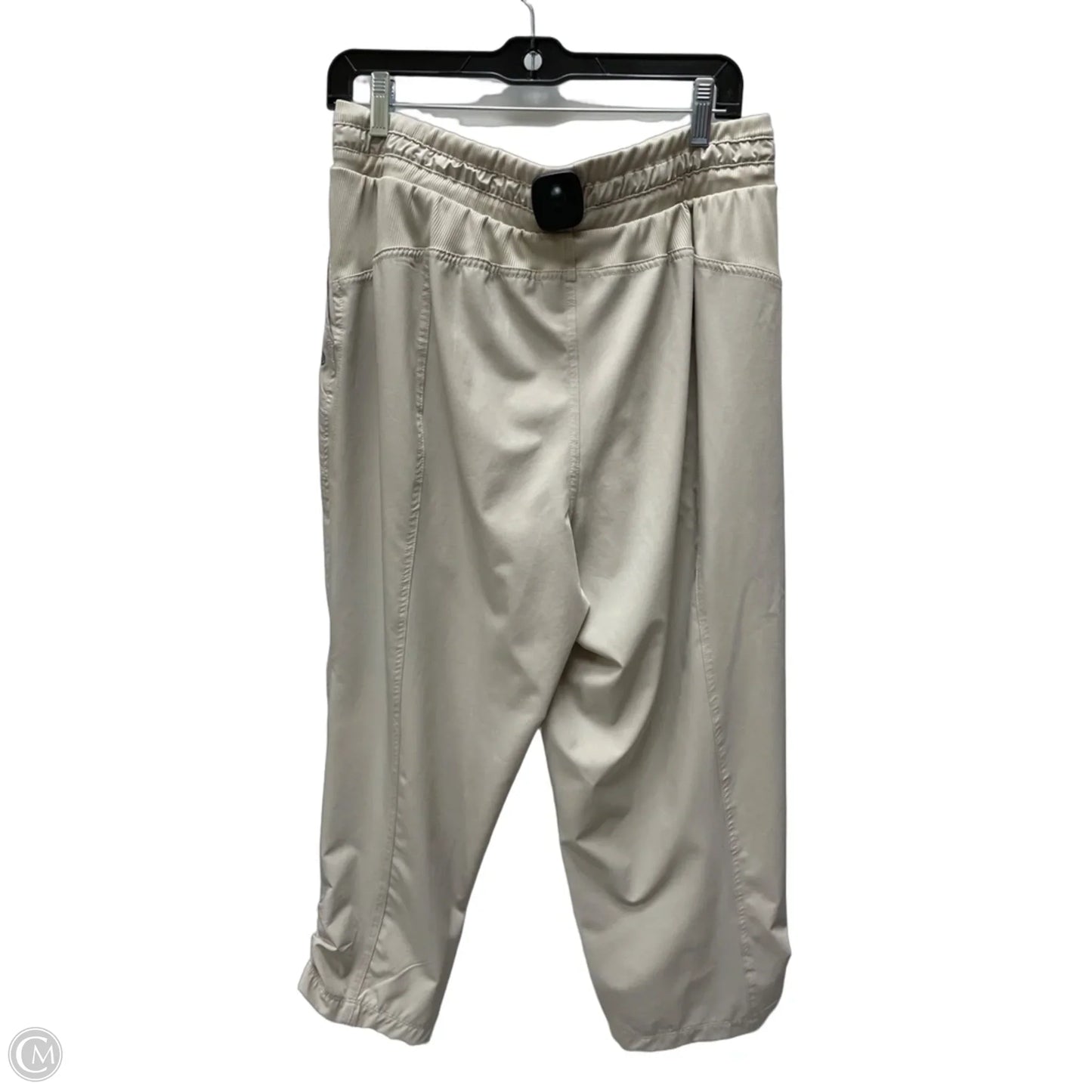Athletic Capris By Apana In Tan, Size: Xl
