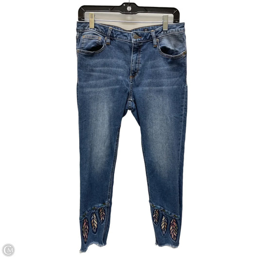 Jeans Skinny By Miss Me In Blue Denim, Size: 10