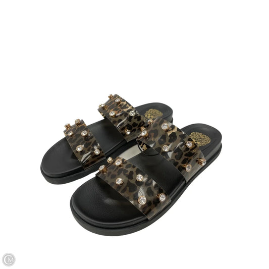 Sandals Flats By Vince Camuto In Animal Print
