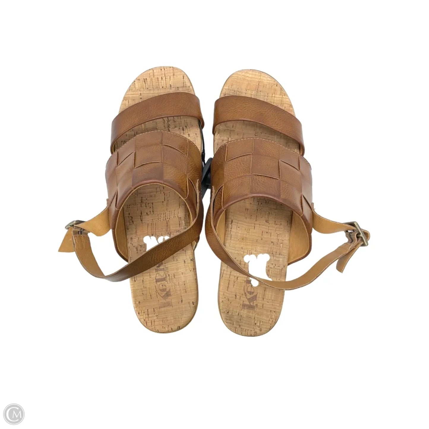 Sandals Heels Platform By Korks In Tan, Size: 9