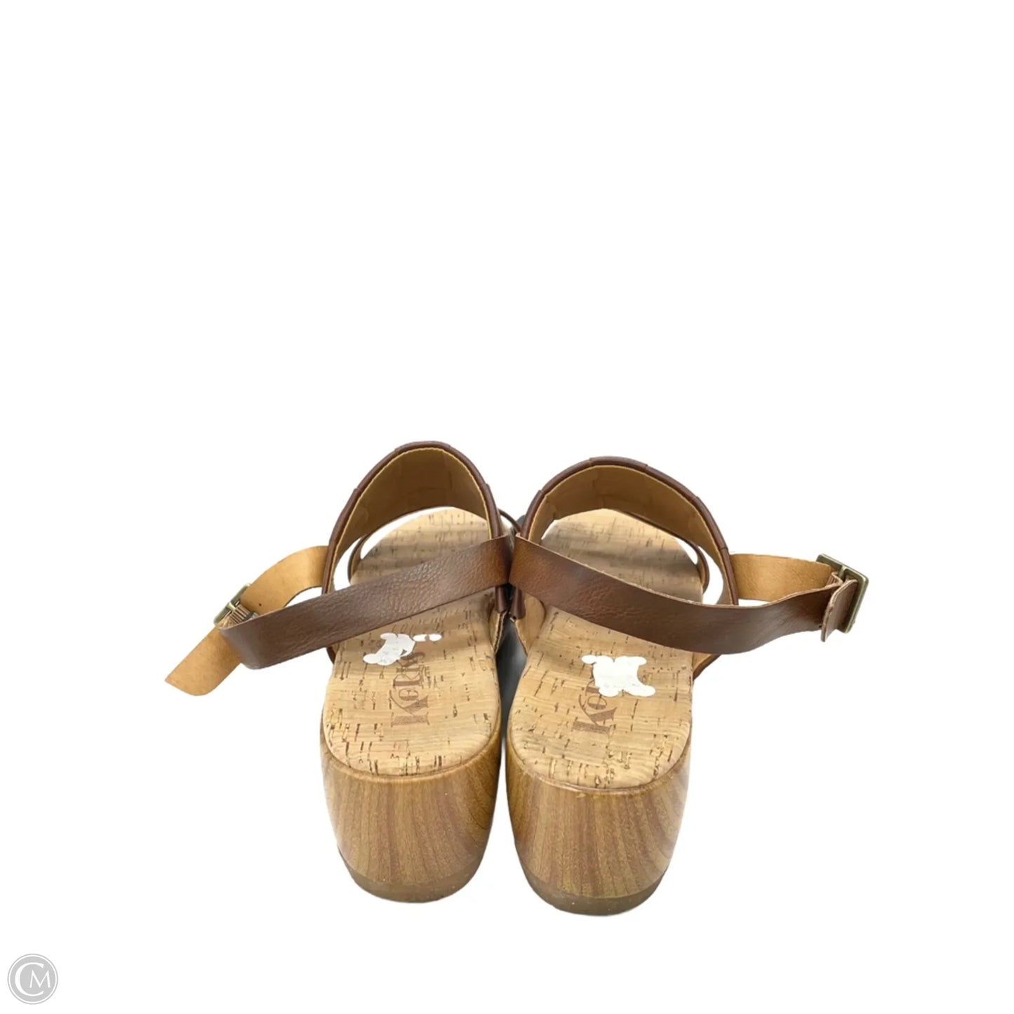 Sandals Heels Platform By Korks In Tan, Size: 9