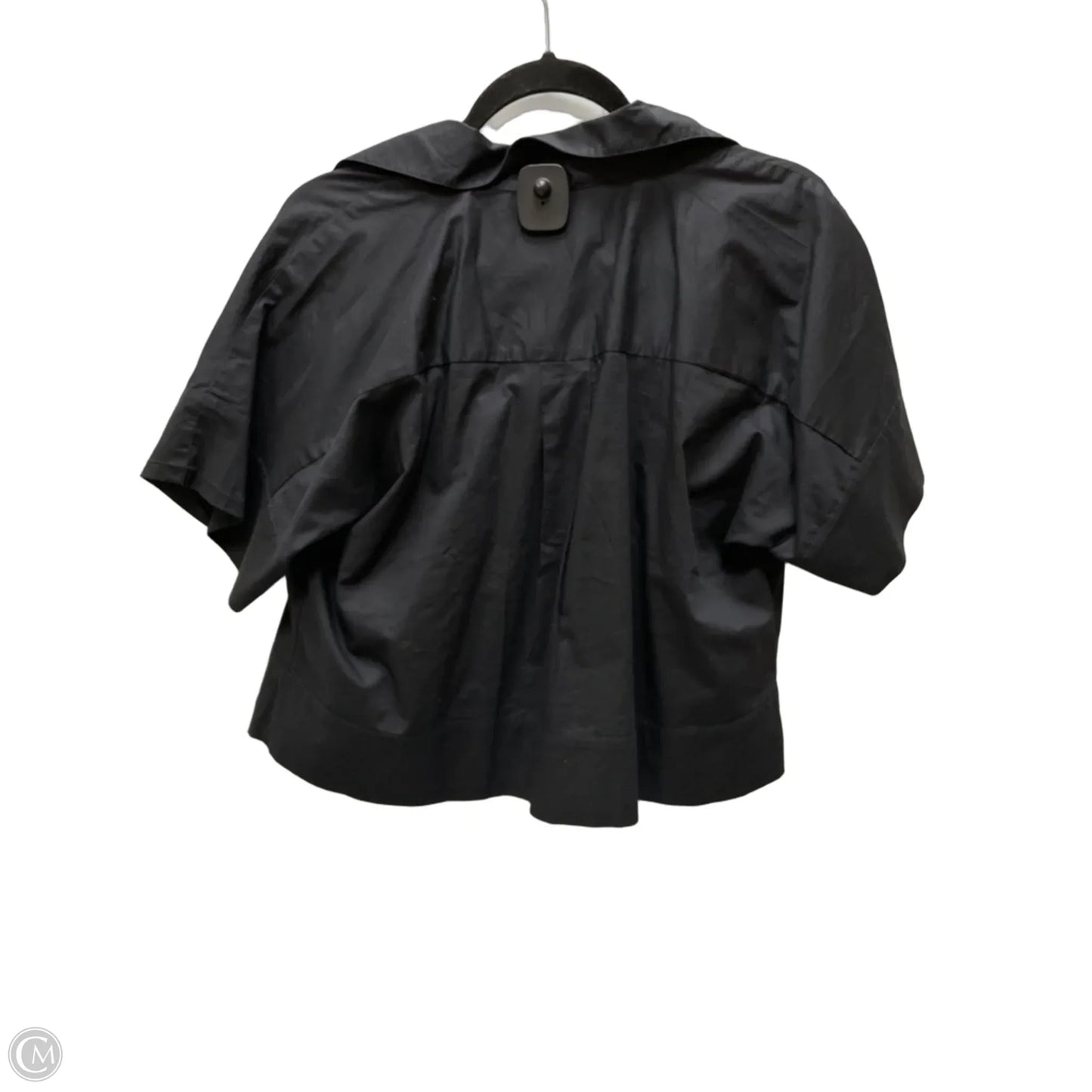 Top Short Sleeve By Loft In Black, Size: S