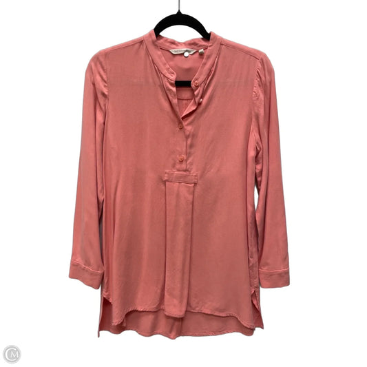 Top Long Sleeve By Soft Surroundings In Peach, Size: Xsp