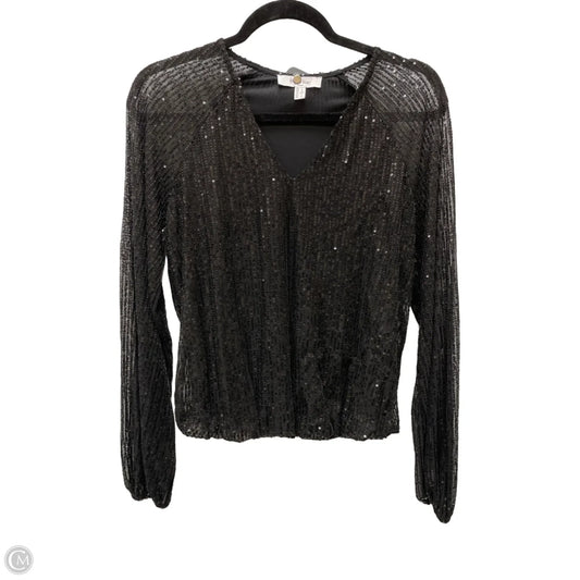 Top Long Sleeve By Clothes Mentor In Black, Size: S