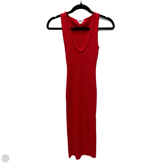 Dress Casual Midi By Bar Iii In Red, Size: Xs