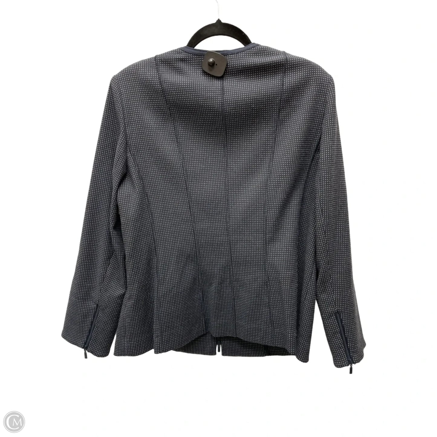 Blazer Designer By Lafayette 148 In Navy, Size: L