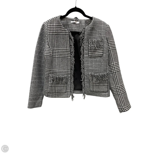 Blazer By Chicos In Black & White, Size: S