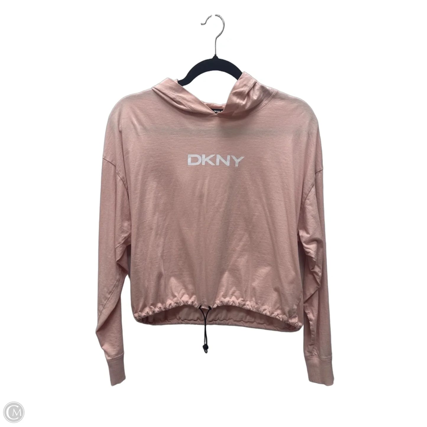 Top Long Sleeve By Dkny In Pink, Size: M