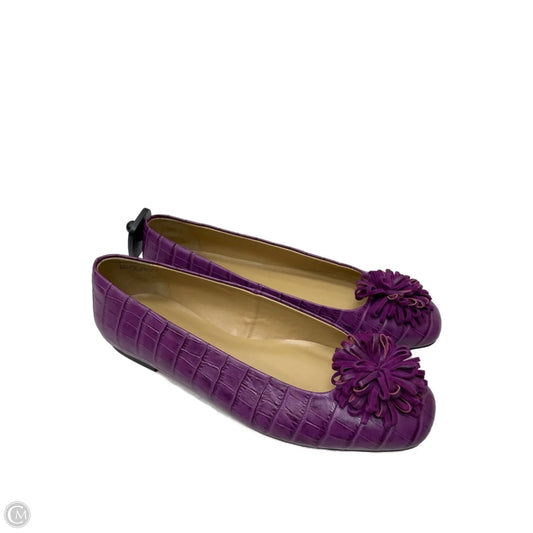 Shoes Flats By Talbots In Purple, Size: 8.5