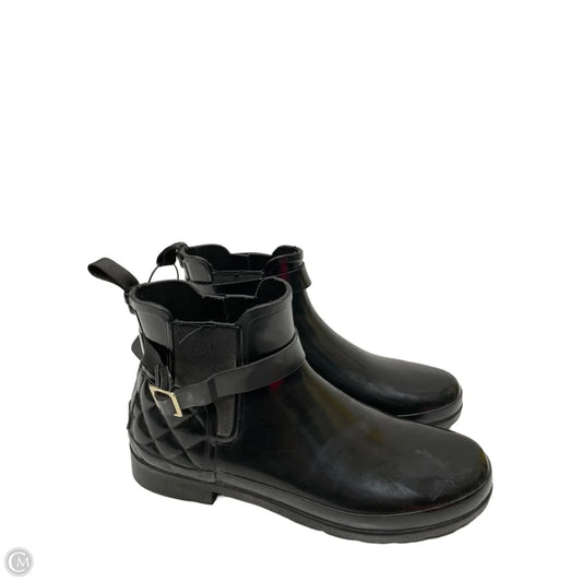 Boots Rain By Hunter In Black, Size: 10