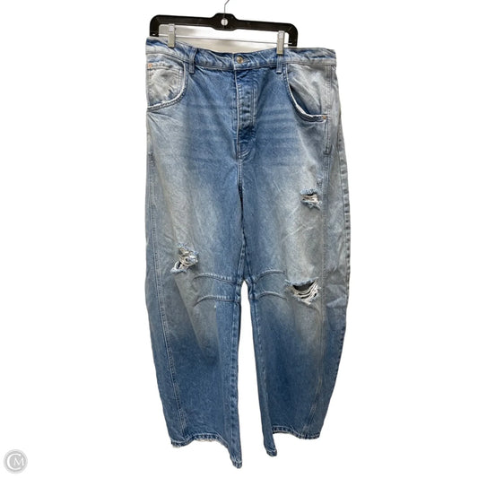 Jeans Cropped By We The Free In Blue Denim, Size: 16