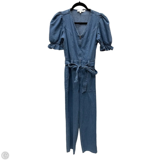 Jumpsuit By Skies Are Blue In Blue Denim, Size: Xs