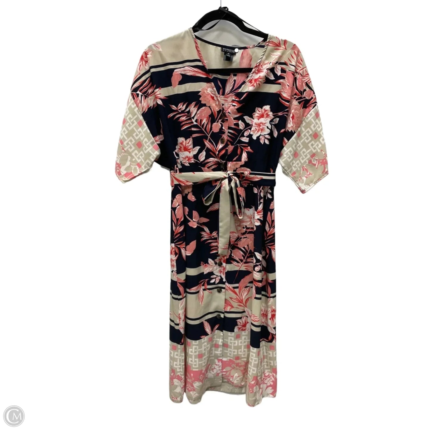 Dress Casual Short By Enfocus In Floral Print, Size: 10